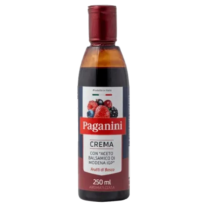 Crema Balsâmico Paganini Frutas do Bosque 250ml
