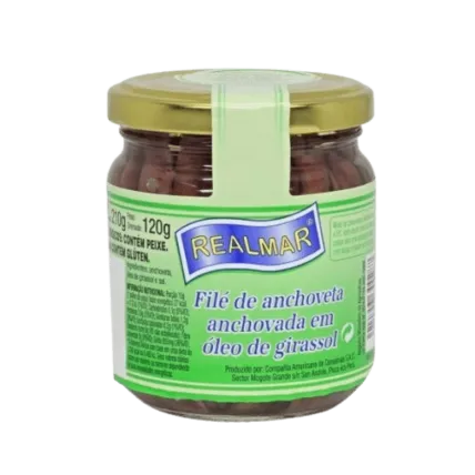 Filé de Anchova Realmar em Óleo Vegetal 210g