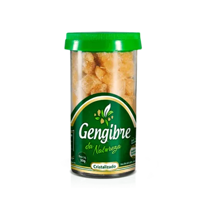 Gengibre Cristalizado Tradicional Natureza 30g