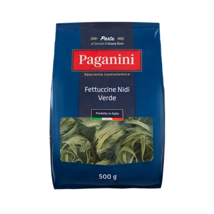 Massa Fettuccine Nidi Verde 500g Paganini