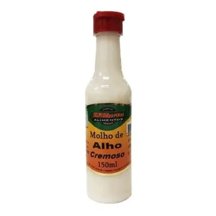 Molho de Alho Cremoso D'Horta 150ml