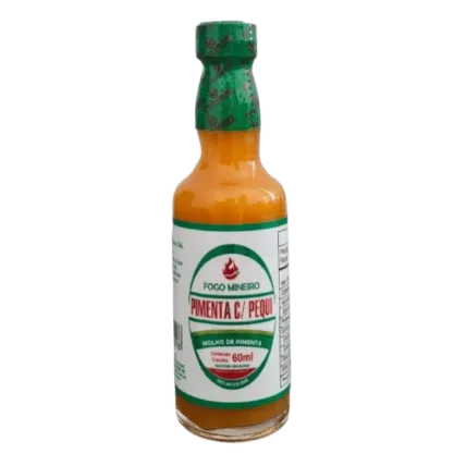 Molho de Pimenta com Pequi Fogo Mineiro 60ml