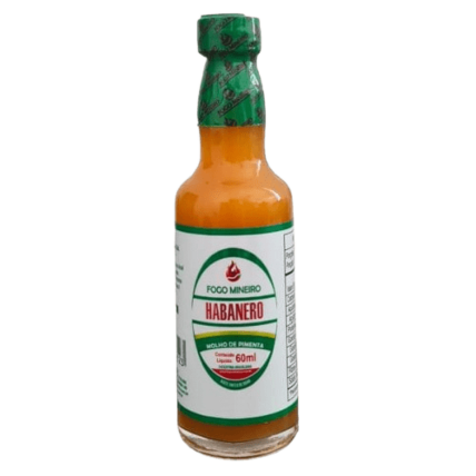 Molho de Pimenta Habanero Fogo Mineiro 60ml