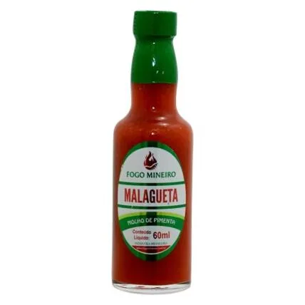 Molho de Pimenta Malagueta Fogo Mineiro 60ml