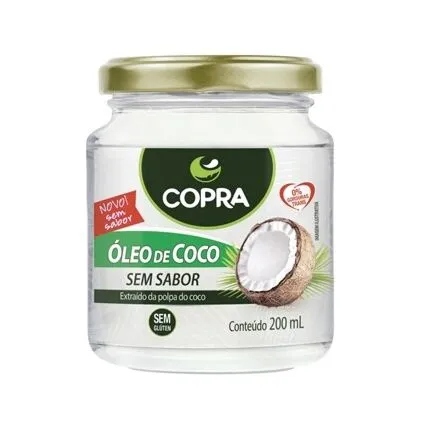 Óleo de Coco Sem Sabor Copra 200ml