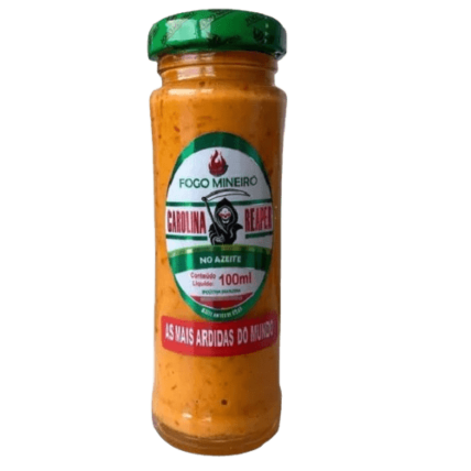 Pimenta Carolina Reaper no Azeite Fogo Mineiro 100ml