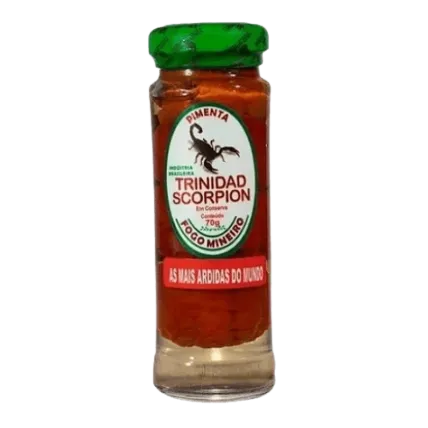 Pimenta em Conserva Trinidad Scorpion Fogo Mineiro 70g