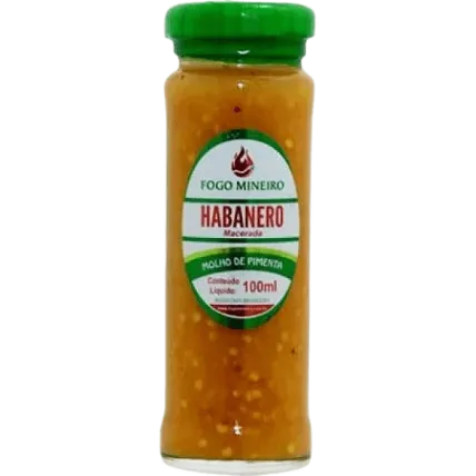 Pimenta Habanero Macerada Fogo Mineiro 100ml