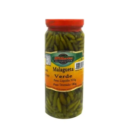 Pimenta Malagueta Verde D'horta 180g