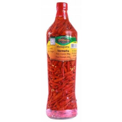 Pimenta Malagueta Vermelha D'horta 450g
