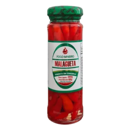 Pimenta Malagueta Vermelha Fogo Mineiro 200g