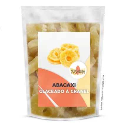 Abacaxi Glaceado em Rodelas
