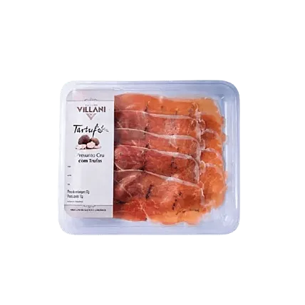 Presunto com Trufas Fatiado Villani Bandeja 70g